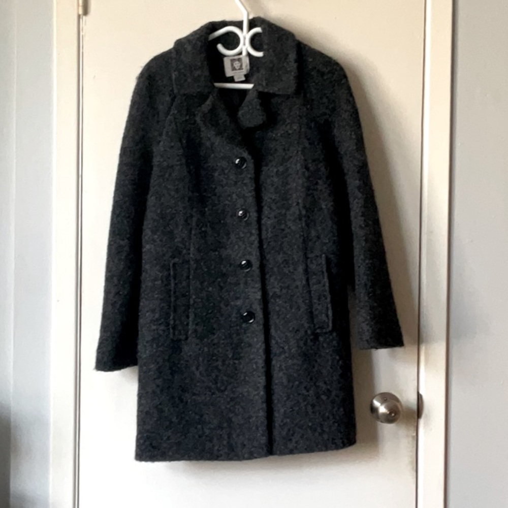 Anne Klein wool blend coat